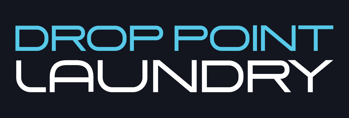 drop point laundry logo